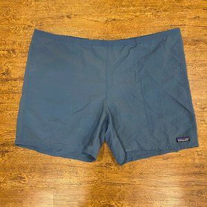 Patagonia Baggies Blue 7" Shorts Vacation Pool Beach Lined‎ Swim Trunks Men 2XL